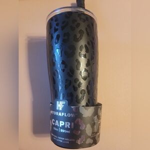 Hydraflow Black Leopard Tumbler